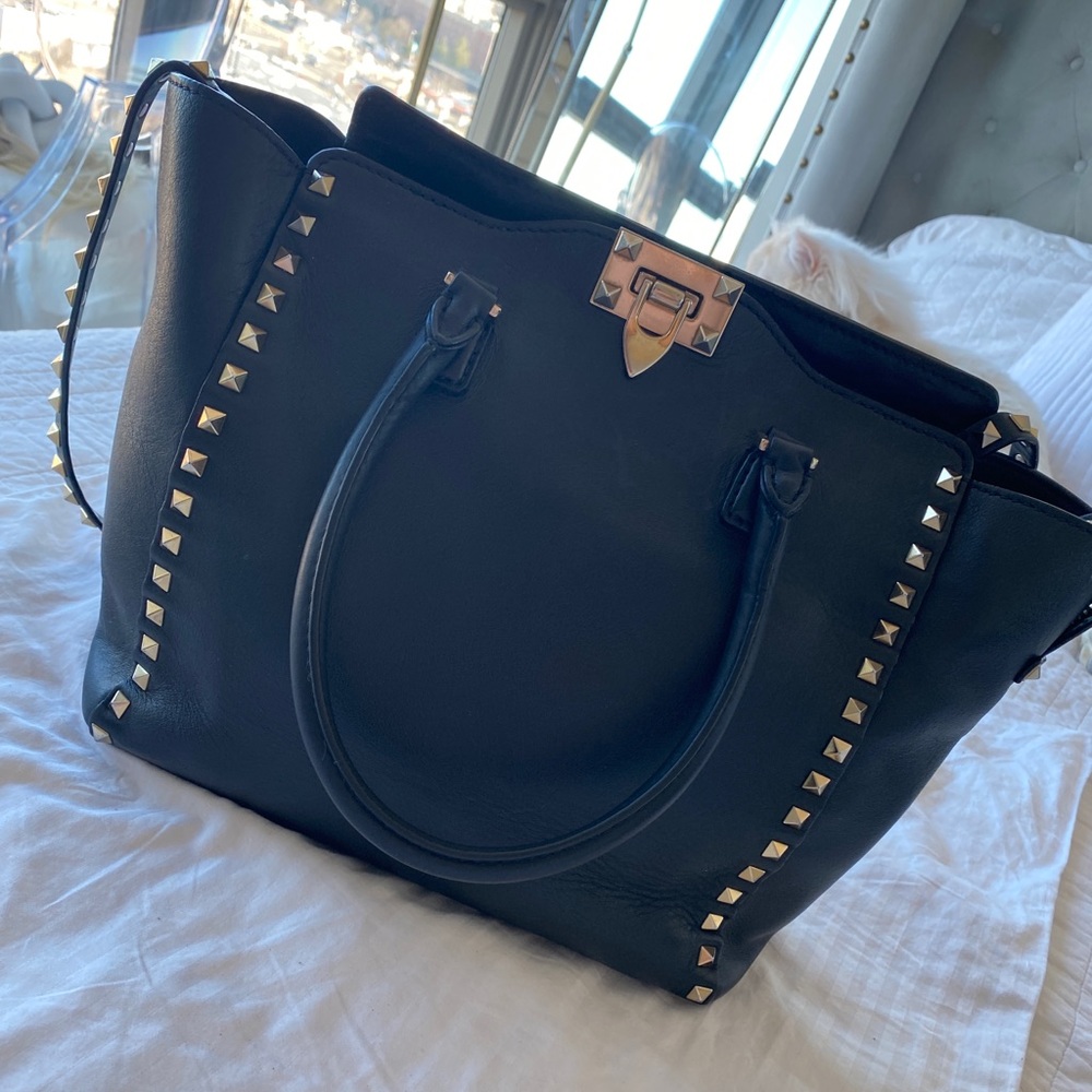 Valentino rock stud handle bag